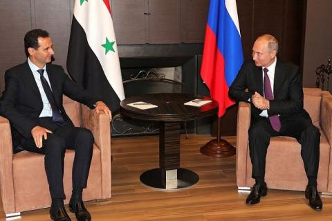 Состоялась рабочая встреча Путина и Асада